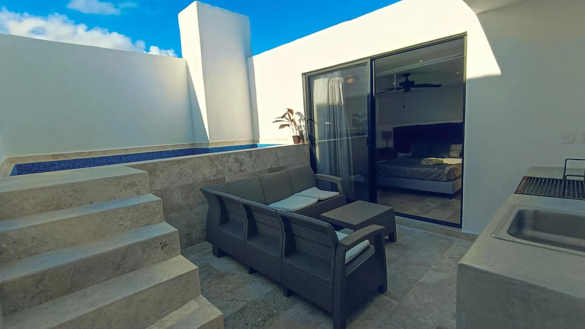 Luxury Private Room With Private Bathroom Private Pool On Roof Top Tulum Mexico